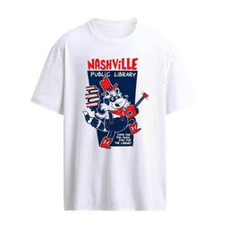 Nashville Public Library Come For The Music Stay For The Library T-Shirt