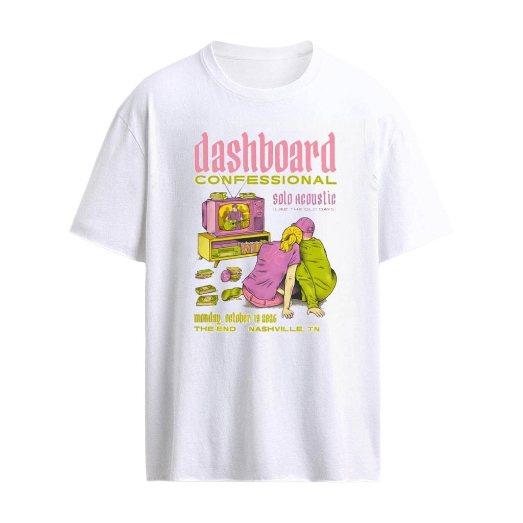 Dashboard Confessional Nashville TN Event Poster At The End In Nashviille TN On October 19 2026 T-