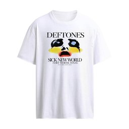 Deftones Sick New World Texas 2026 Merch Tee Fort Worth TX October 24 2026 Color Face T-Shirt