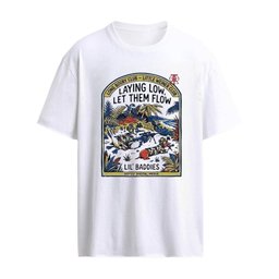 Long Booby Club Little Weiner Club Laying Low Let Them Flow Lil’ Baddies Ootzz Digital Media Shirt