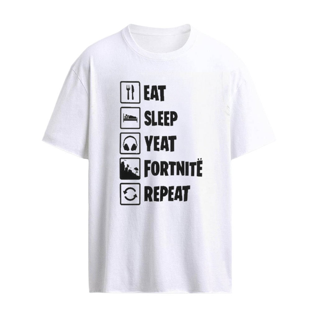 Eat Sleep Yeat Fortnite Repeat Shirt