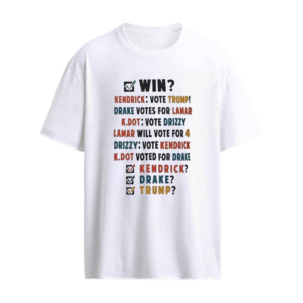 Funny Kendrick Drake Trump Vote Ballot Shirt