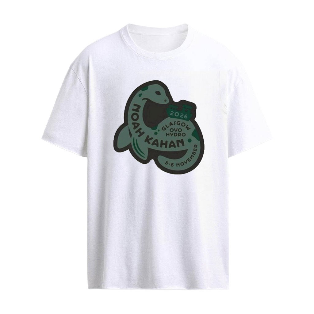 Noah Kahan Glasgow Scotland November 5-6 2026 OVO Hydro Exclusive Concert Shirt