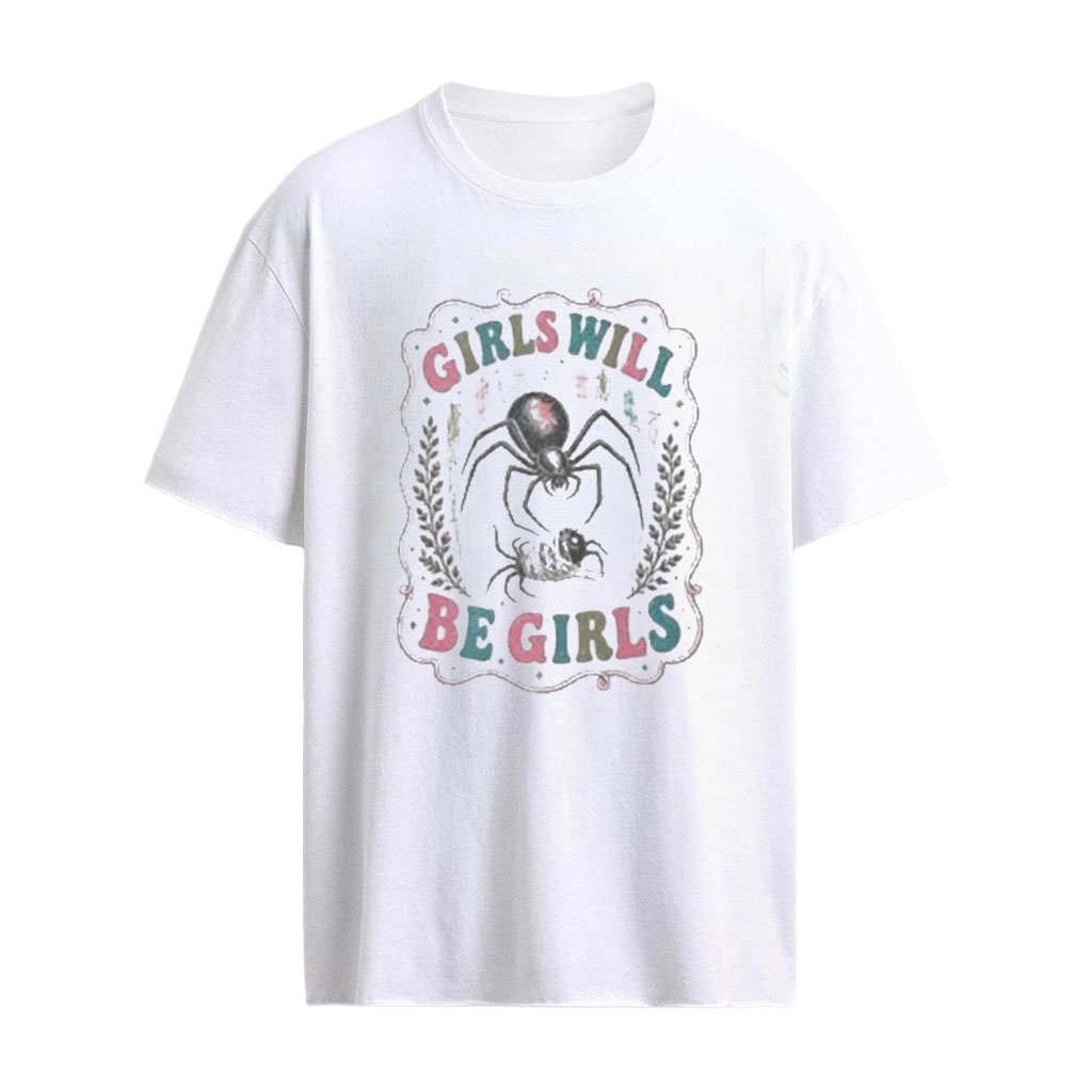 Girls Will Be Girls Black Widow Shirt