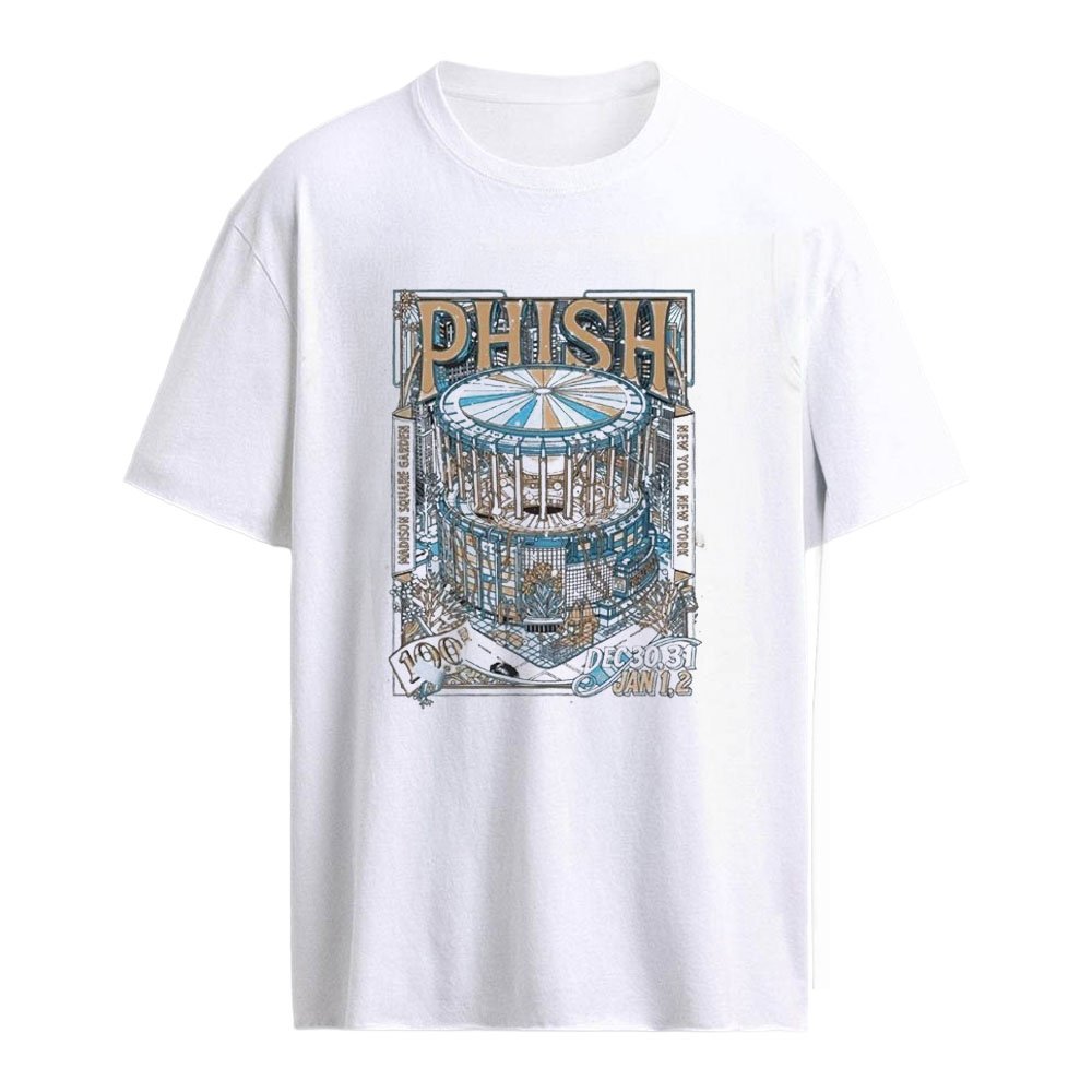 Phish 100 Shows At The Garden 2026 2027 New York Event Poster Madison Square Garden On December 30 31 2026