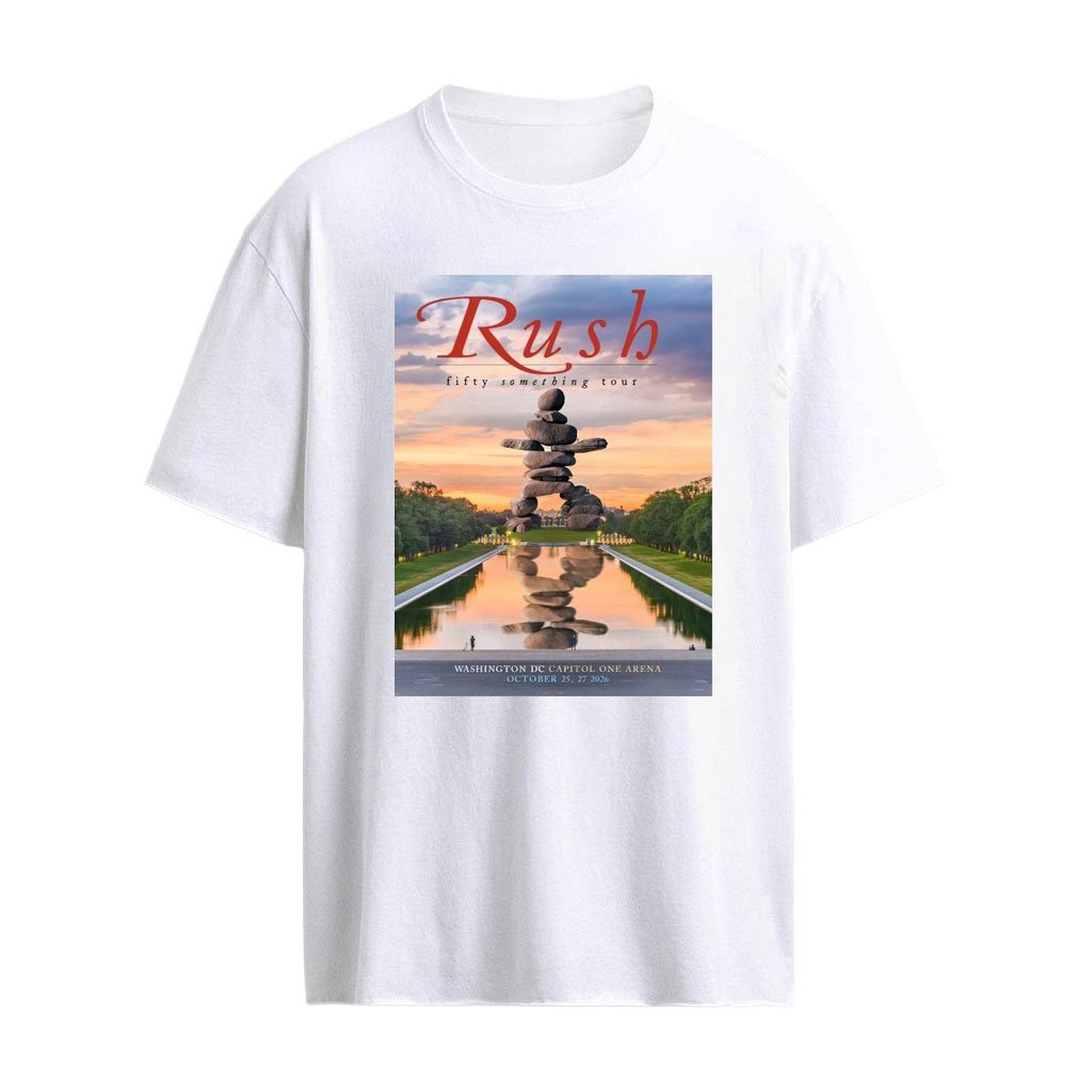 Rush Washington DC Fifty Something Tour At Capital One Arena, DC October 25 & 27 2026 Poster