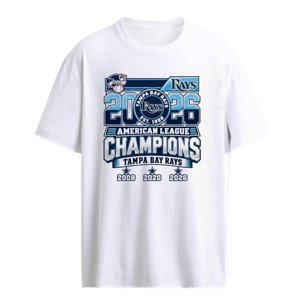Tampa Bay Rays 2026 American League Champions Shirt