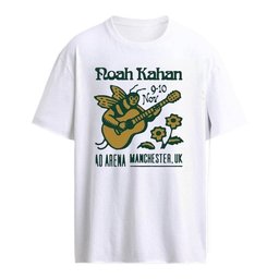 Noah Kahan Manchester UK Nov 9-10 2026 AO Arena Limited Edition Tour T-Shirt