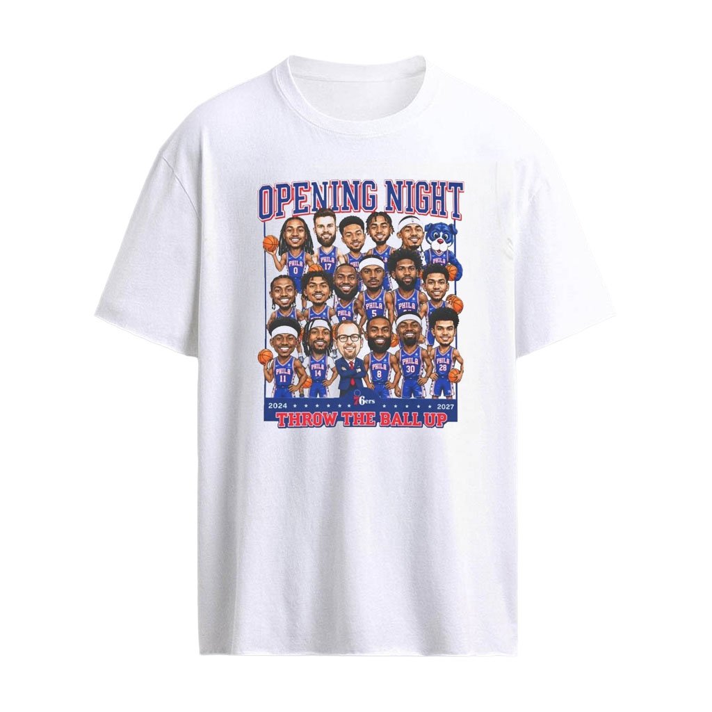 Philadelphia 76ers Opening Night Shirt