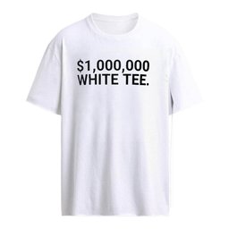 Juanyeh Thomas 1000000 Dollar White Tee Shirt