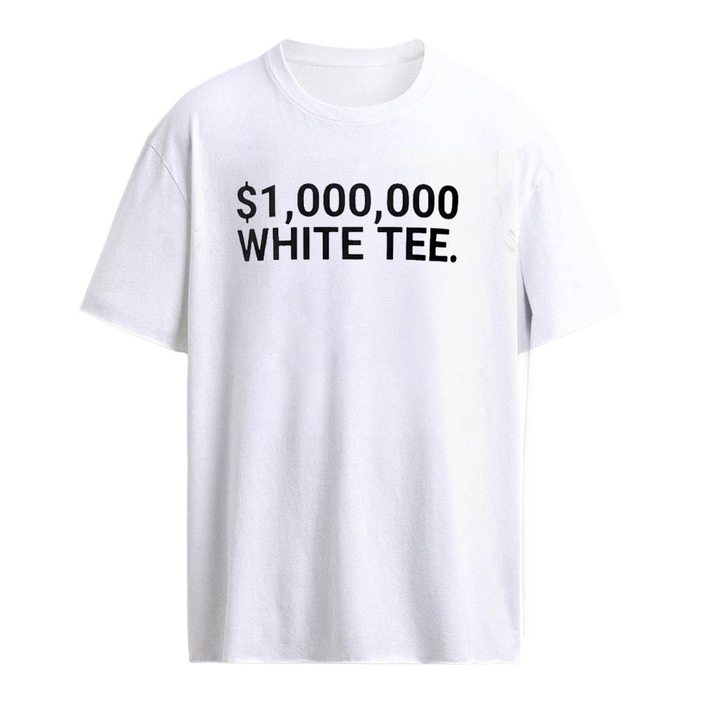 Juanyeh Thomas 1000000 Dollar White Tee Shirt