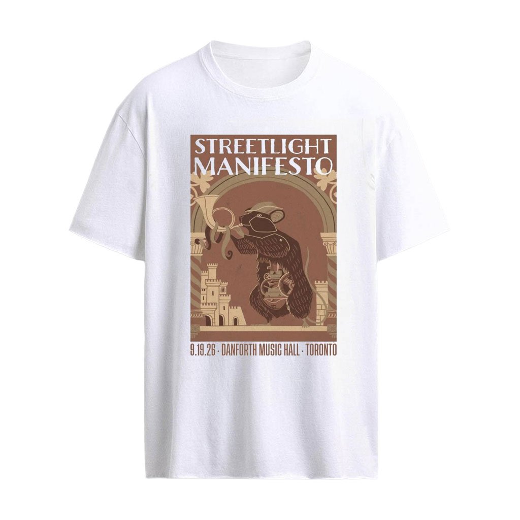 Streetlight Manifesto 09.19.2026 Toronto Ontario Exclusive Concert Poster T-Shirt