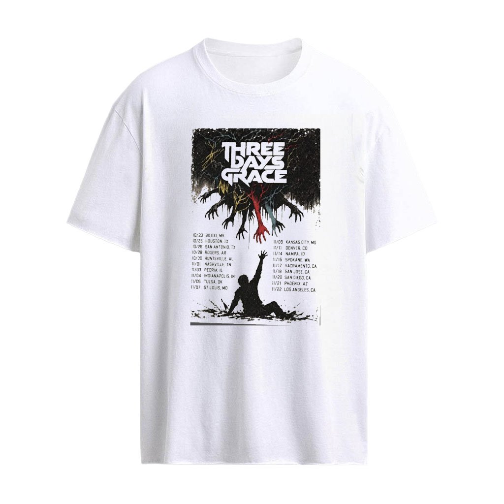 Three Day Grace Us Tour 2026 Shirt