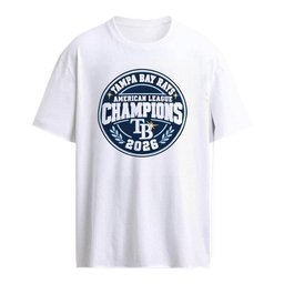 Tampa Bay Rays 2026 American League Champions Circular Crest Shirt