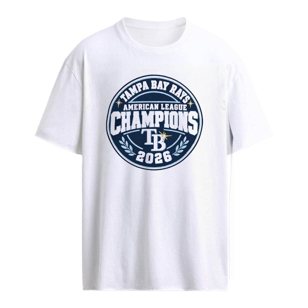 Tampa Bay Rays 2026 American League Champions Circular Crest Shirt