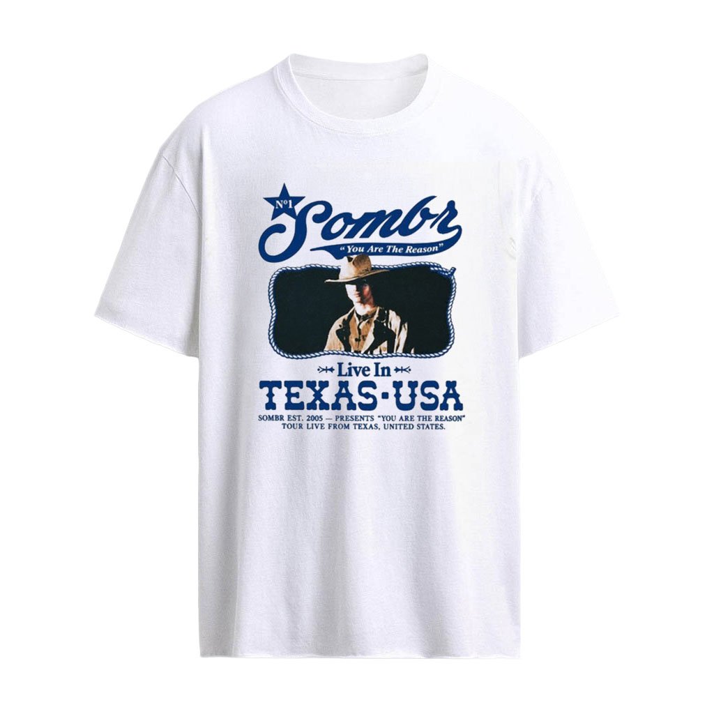 Sombr Live In Texas Usa In October 2026 Shirt