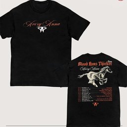 Avery Anna Merch Blood Runs Thicker Tour 2026 Horse Tour Dates T-Shirt