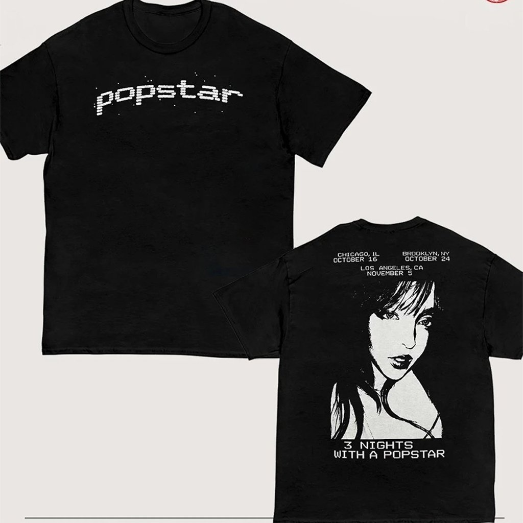 Tinashe Merch Exclusive Event Tee 3 Nights With A Popstar Tour Dates T-Shirt