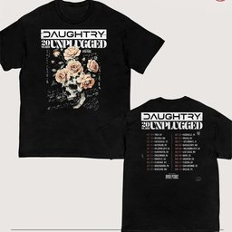 Daughtry 20 Years Unplugged Tour 2026 Rock Music Concert T-Shirt