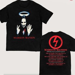 Marilyn Manson Antichrist Superstar 30th Anniversary 2026 Merch Fallen Angel Portrait With Dates T