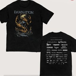 Damnation Festival 2026 Merch BEC Arena Manchester On November 7 8 2026 The Bishop Line Up T-Shirt
