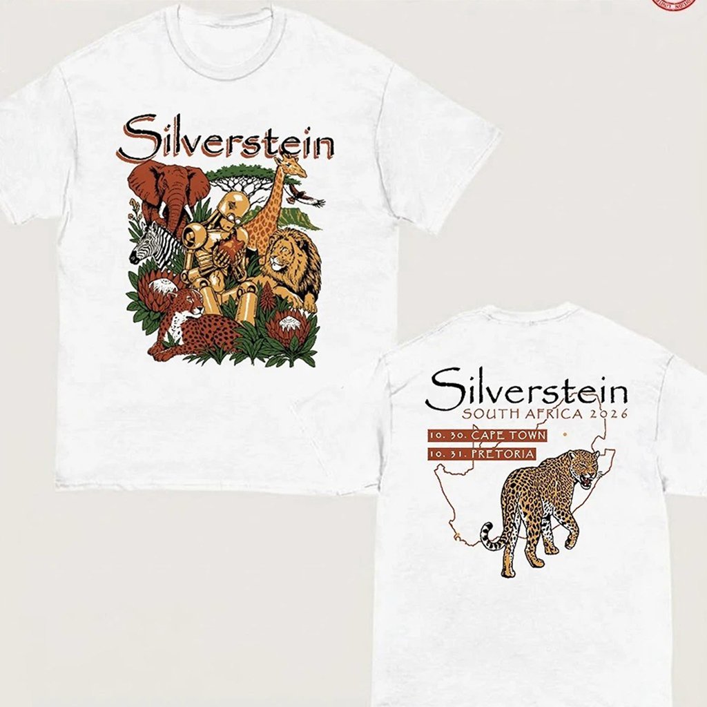 Silverstein Ramfest 2026 Limited Merch South Africa Tour Dates Two Sided T-Shirt