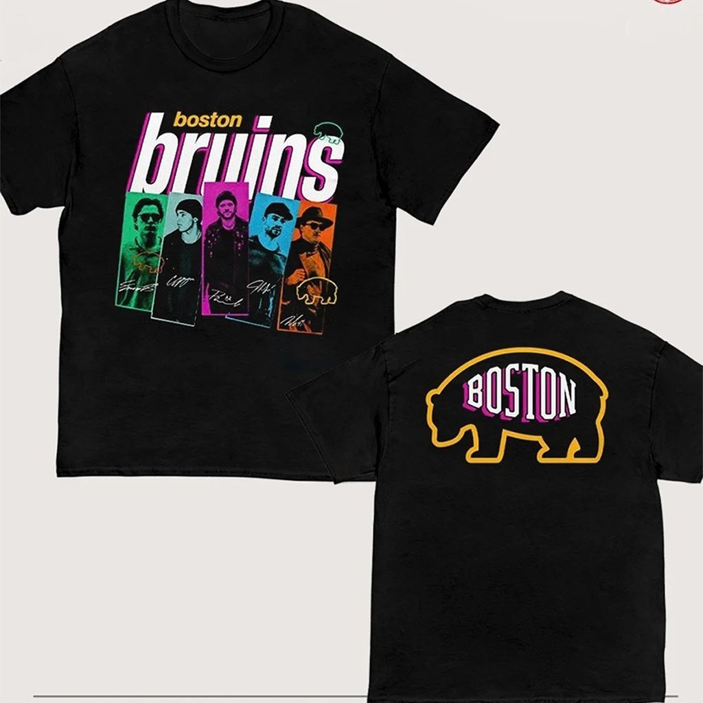 Boston Bruins 2026 Retro Bruins Boy Band Hoodie T-Shirt
