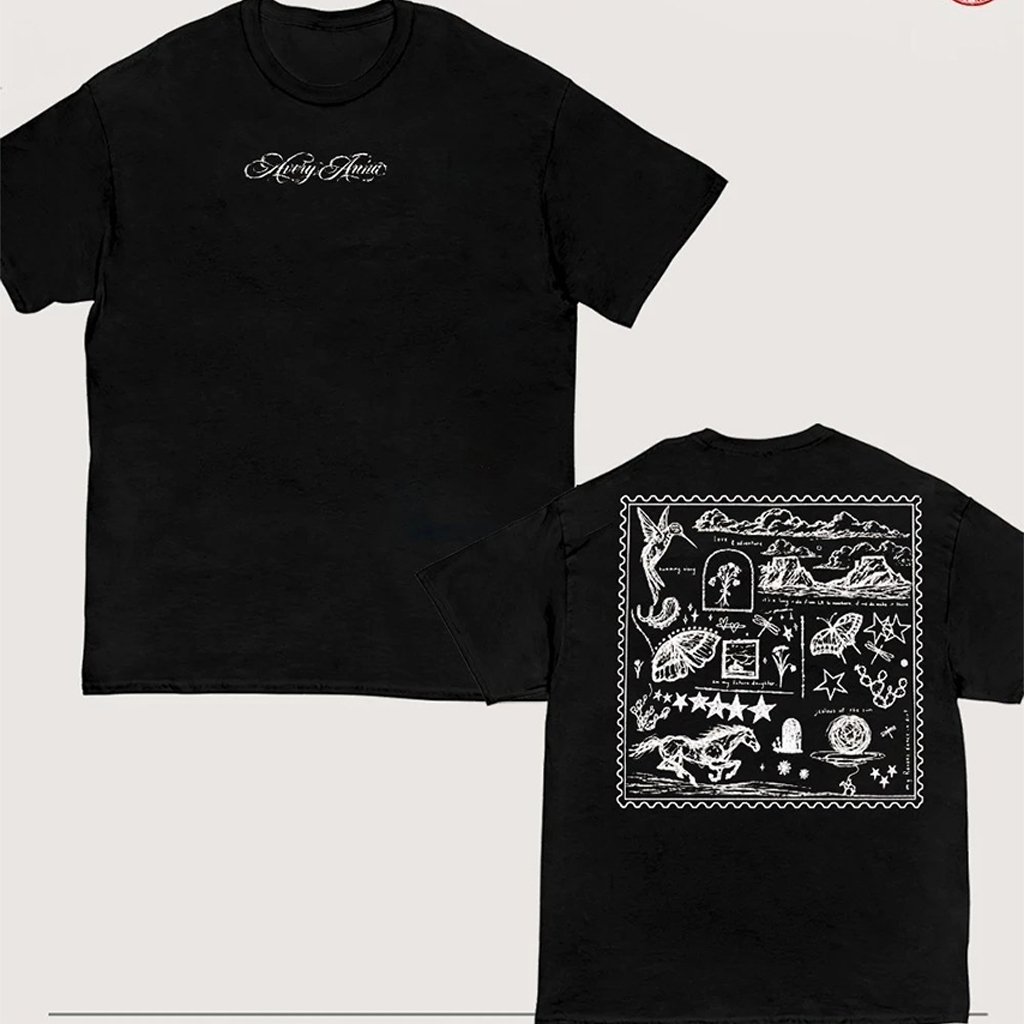 Avery Anna Merch Blood Runs Thicker Tour 2026 Love And Adventure T-Shirt