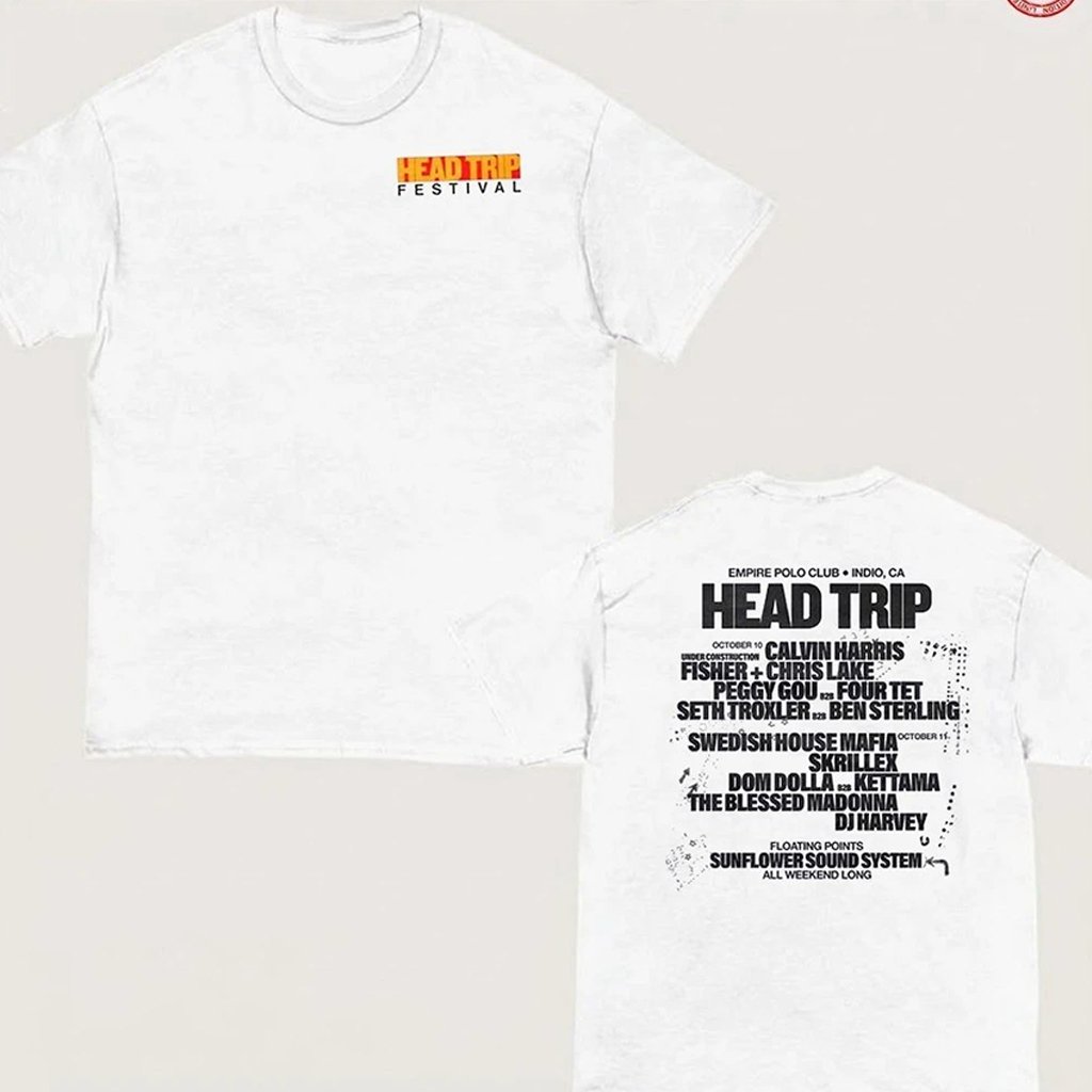 Head Trip Festival 2026 Merch At Empire Polo Club In Indio CA On October 10 11 2026 Head Trip Fest