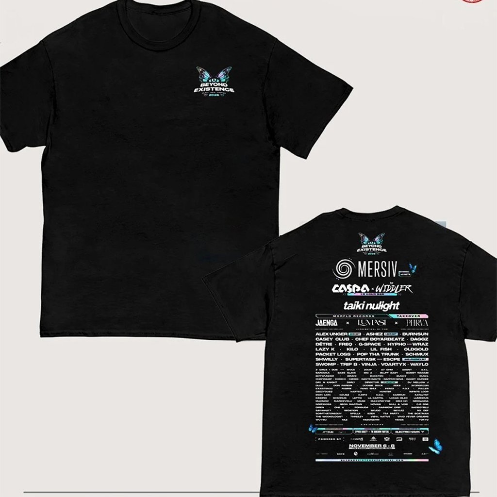 Beyond Existence 2026 Music Festival In Austin TX On November 6-8 2026 Line Up T-Shirt