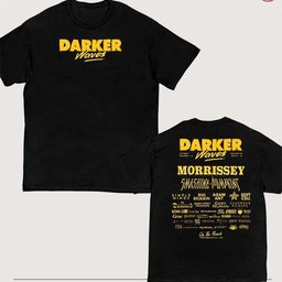 Darker Waves Festival 2026 Huntington Beach VA On November 14 2026 Yellow Line Up T-Shirt