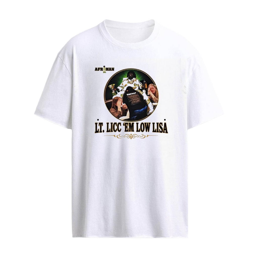 Afroman Freedom Of Speech Tour 2026 Lt. Licc ’em Low Lisa Shirt