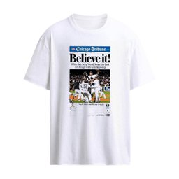 Chicago White Sox Believe It 2005 World Series Historic Sweep Newspaper T-Shirt