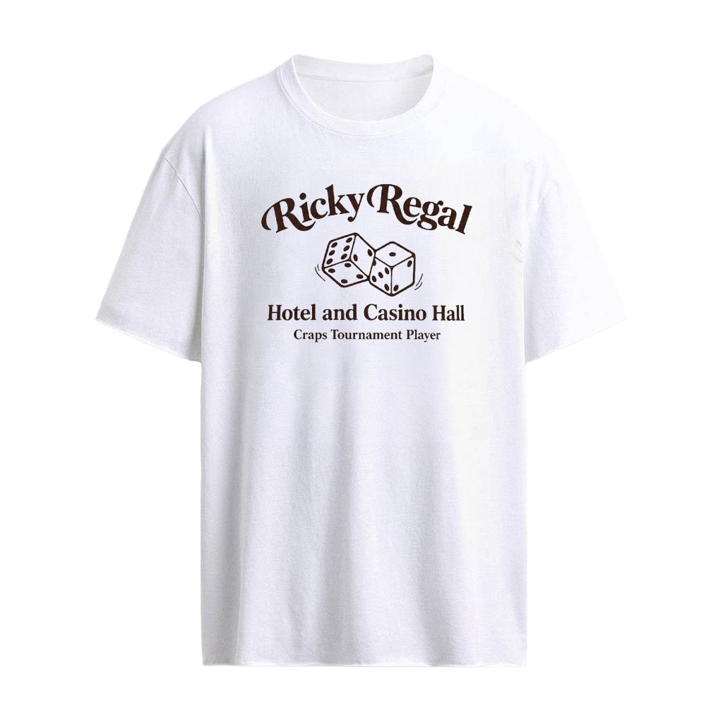 Bruno Mars Ricky Regal Hotel And Casino Hall Craps Tournament Player Shirt