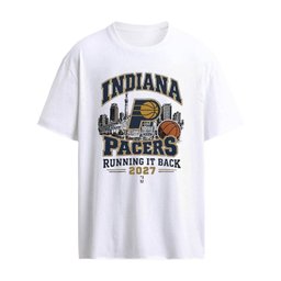 Indiana Pacers Basketball Running It Back 2027 NBA Graphic T-shirt