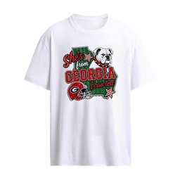 Georgia Bulldogs She’s From Georgia I Can Tell Helmet Logo Vintage T-shirt