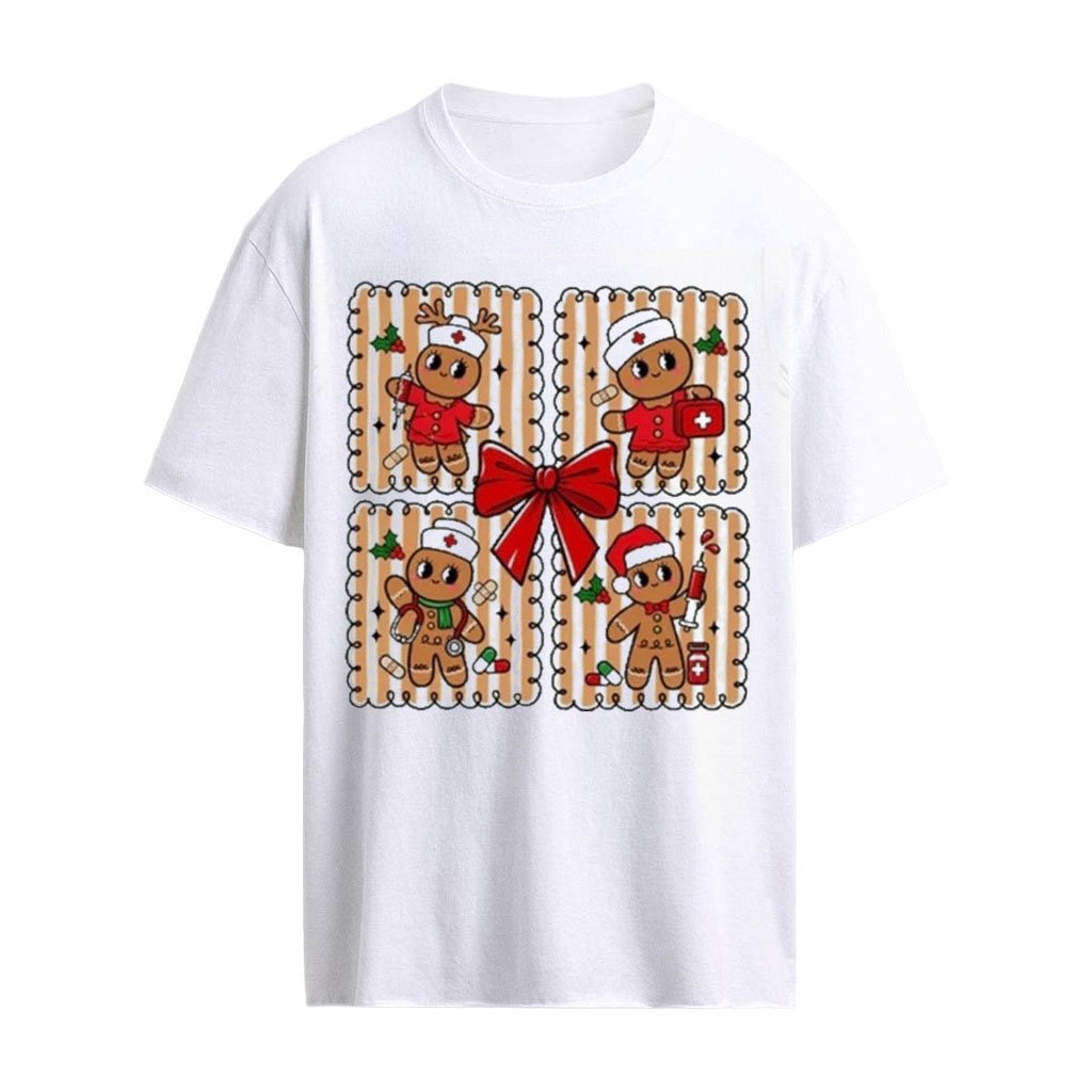 l Preppy Nurse Gingerbread T-Shirt