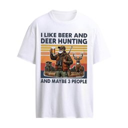 I Like Beer & Deer Hunting And Maybe 3 People T-Shirt