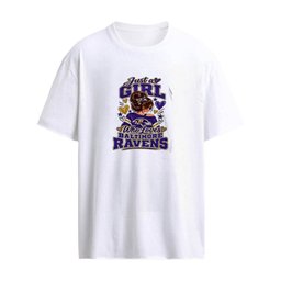 Just A Girl Who Loves Baltimore Ravens Graphic T-Shirt