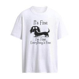 It’s Fine I’m Fine Everything Is Fine Dog Shirt