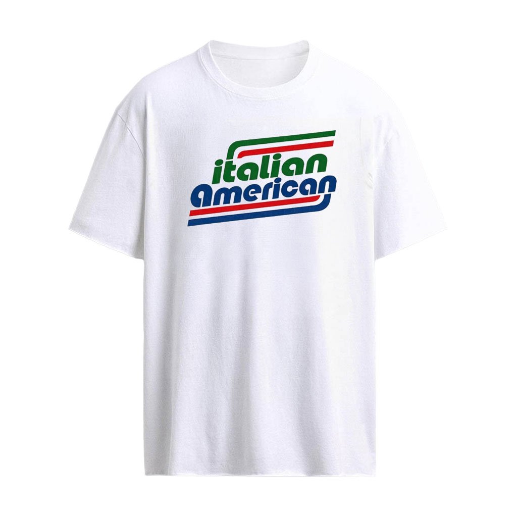 Italian American Retro Stripe T-Shirt