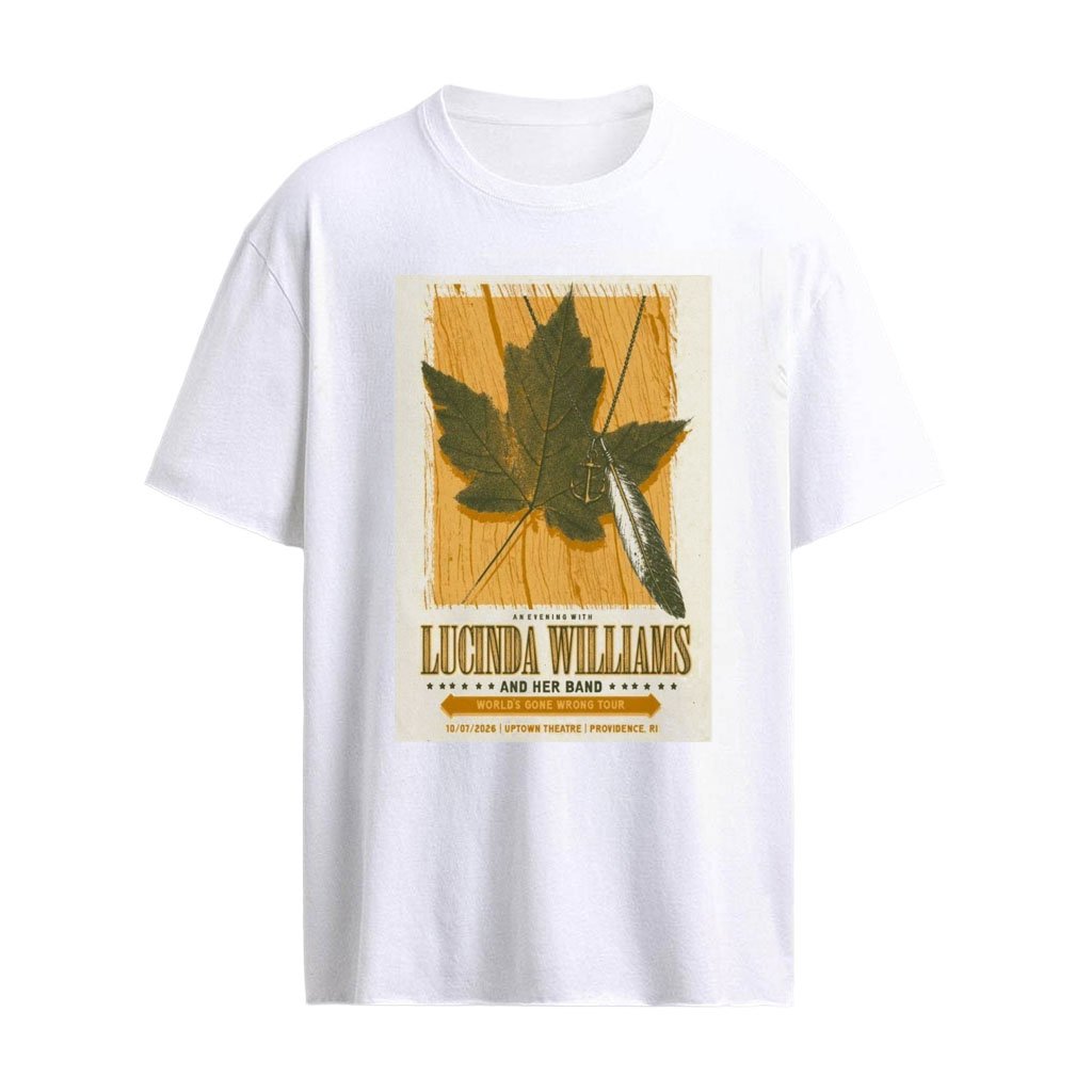 Lucinda Williams 10 7 2026 Providence RI Poster T-Shirt