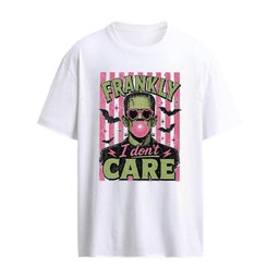 Frankly I Don’t Care Frankenstein Bubble Gum T-Shirt