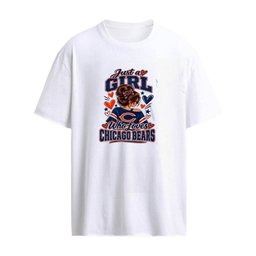 Just A Girl Who Loves Chicago Bears Graphic T-Shirt