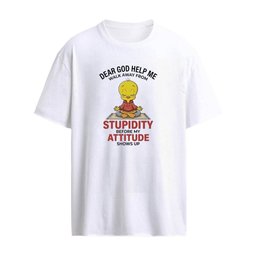 Dear God Help Me Walk Away From Stupidity Funny T-Shirt