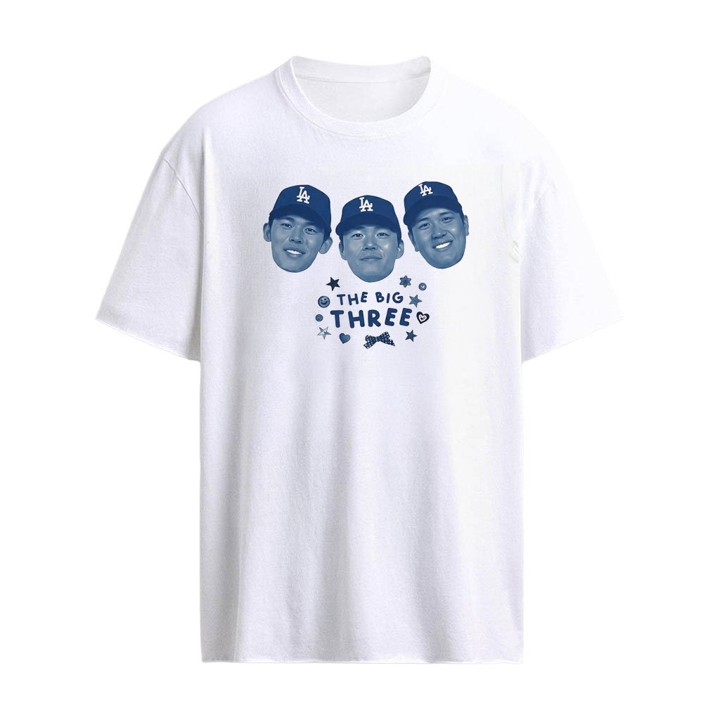 LA Dodgers Ohtani Yamamoto Sasaki The Big Three 2026 Shirt