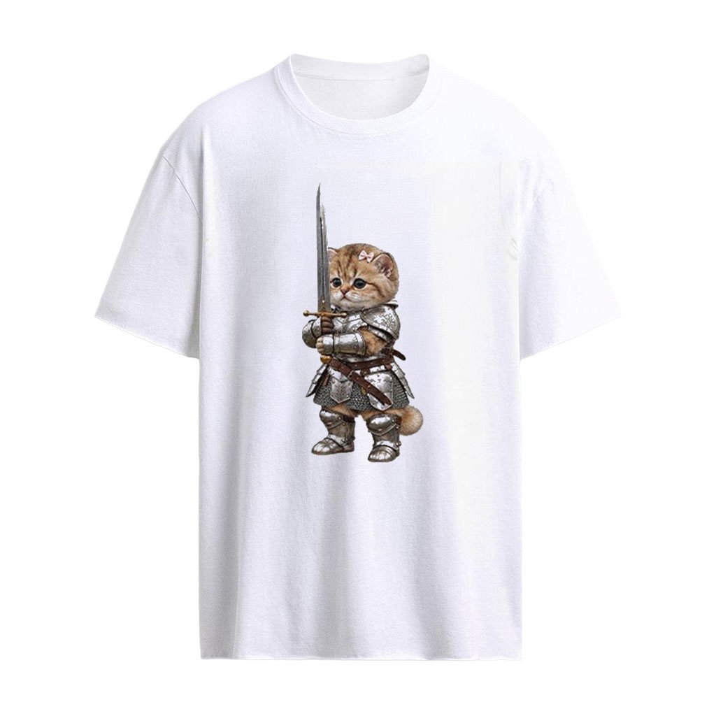 Kitten Knight Medieval Cat Shirt