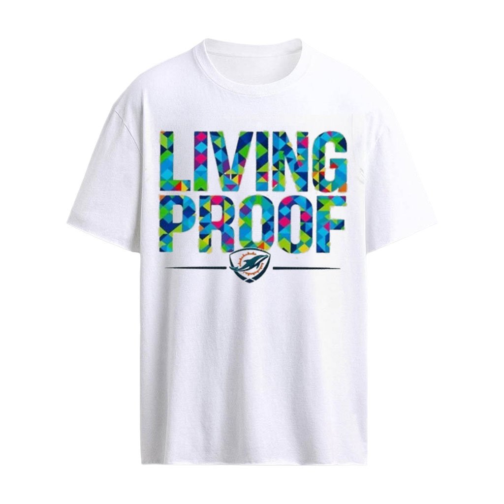 Dolphins Crucial Catch Living Proof T-Shirt