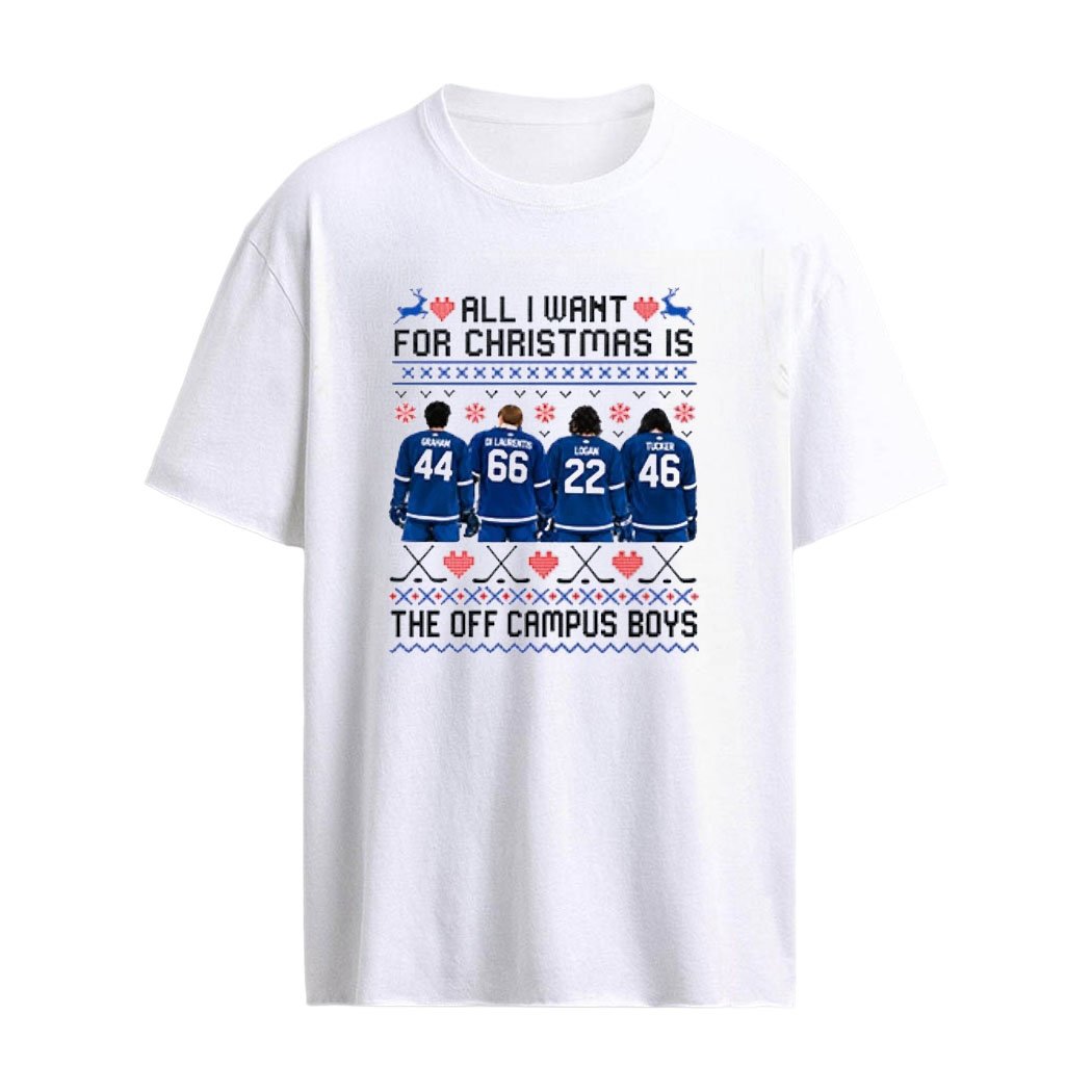 All I Want For Christmas Is The Off Campus Boys Shirt