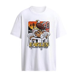 Philadelphia Eagles Vs Los Angeles Rams October 4 2026 Back At Home T-Shirt